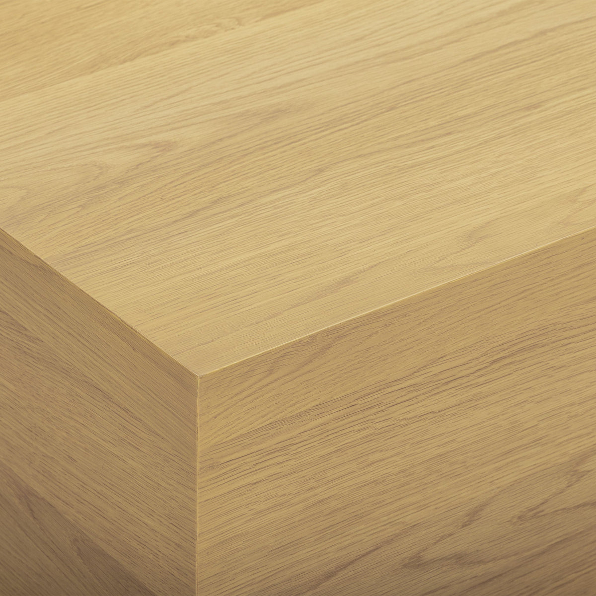 Brienne 47" Natural Oak Oversize Square Coffee Table by TOV Furniture at Eve Furniture