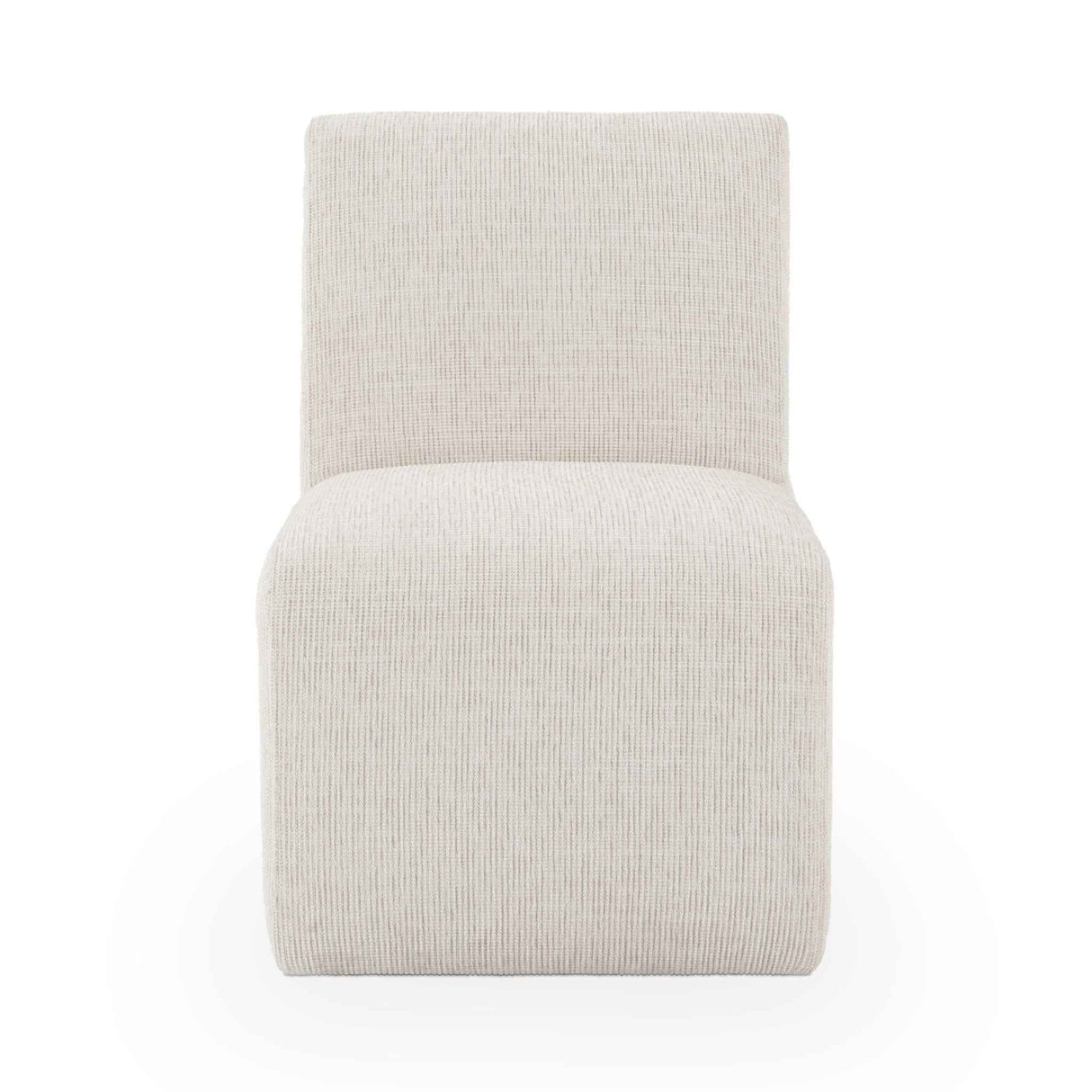 Brighton Beige Vanilla Dining Chair with Casters by Classic Home at Eve Furniture