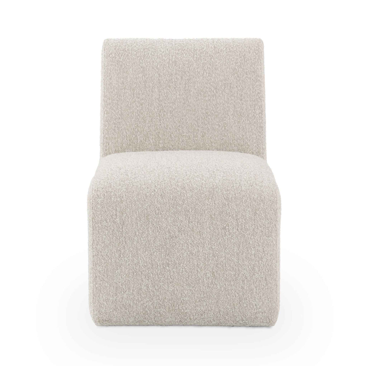 Brighton Coastal Sand Dining Chair with Casters by Classic Home at Eve Furniture