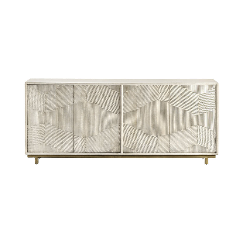 Brighton Cream/Gold Sideboard by Crestview at Eve Furniture