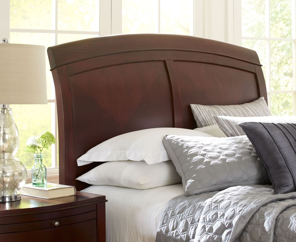 Brighton Wood Eastern King Sleigh Bed in Cinnamon by Modus Furniture at Eve Furniture