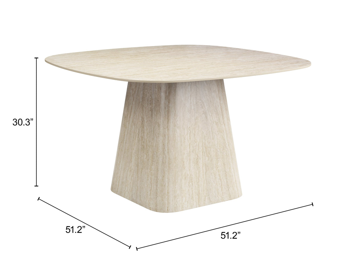 Brim Natural Dining Table by Zuomod at Eve Furniture