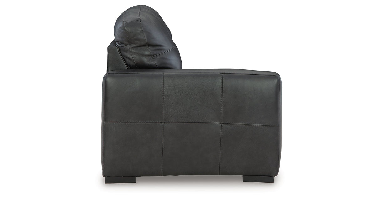 Brindley Fog Pier 4-Piece Sectional with Ottoman by Ashley at Eve Furniture