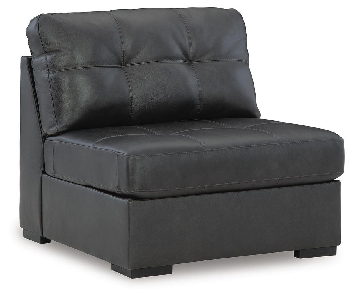 Brindley Pier Fog 4-Piece Sectional with Ottoman by Ashley at Eve Furniture