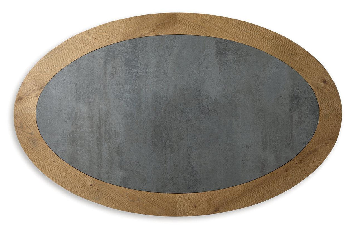 Brinstead Light Brown Coffee Table and 2 End Tables by Ashley at Eve Furniture