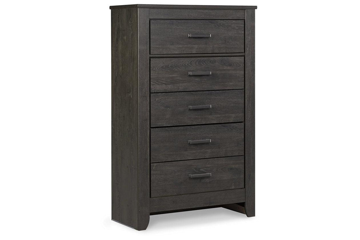 Brinxton Charcoal Chest of Drawers by Ashley at Eve Furniture