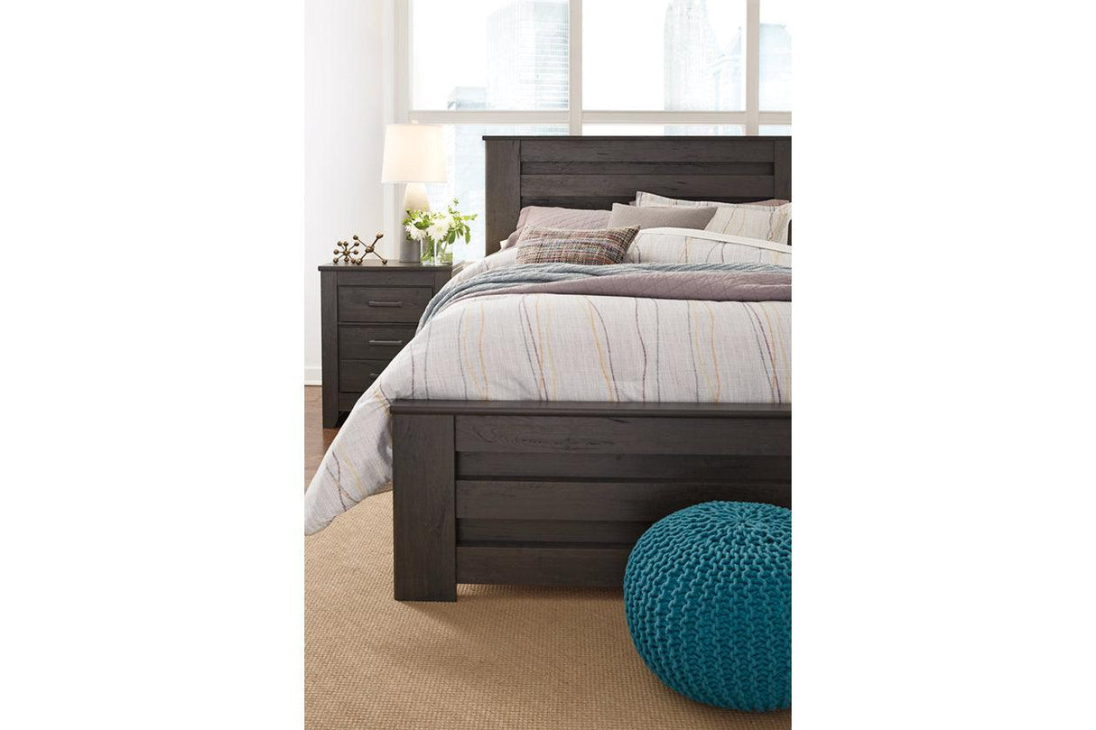 Brinxton Charcoal Full Panel Bed by Ashley at Eve Furniture