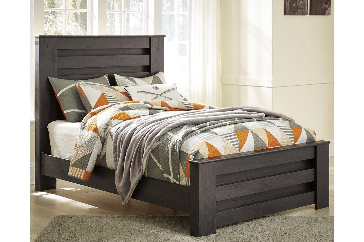 Brinxton Charcoal Full Panel Bed by Ashley at Eve Furniture