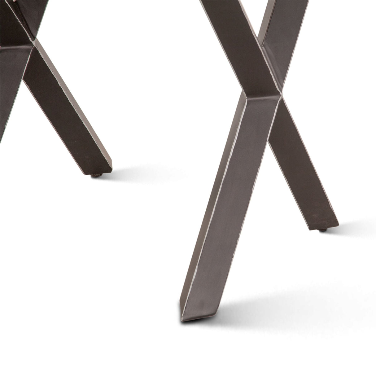 Brisbane 26" Side Table in Natural Sheesham Wood and Iron by Home Trends & Design at Eve Furniture