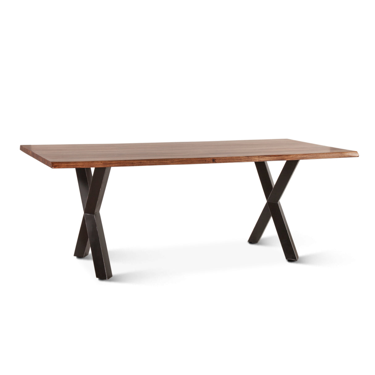Brisbane 80" Dining Table in Natural Sheesham Wood and Iron by Home Trends & Design at Eve Furniture