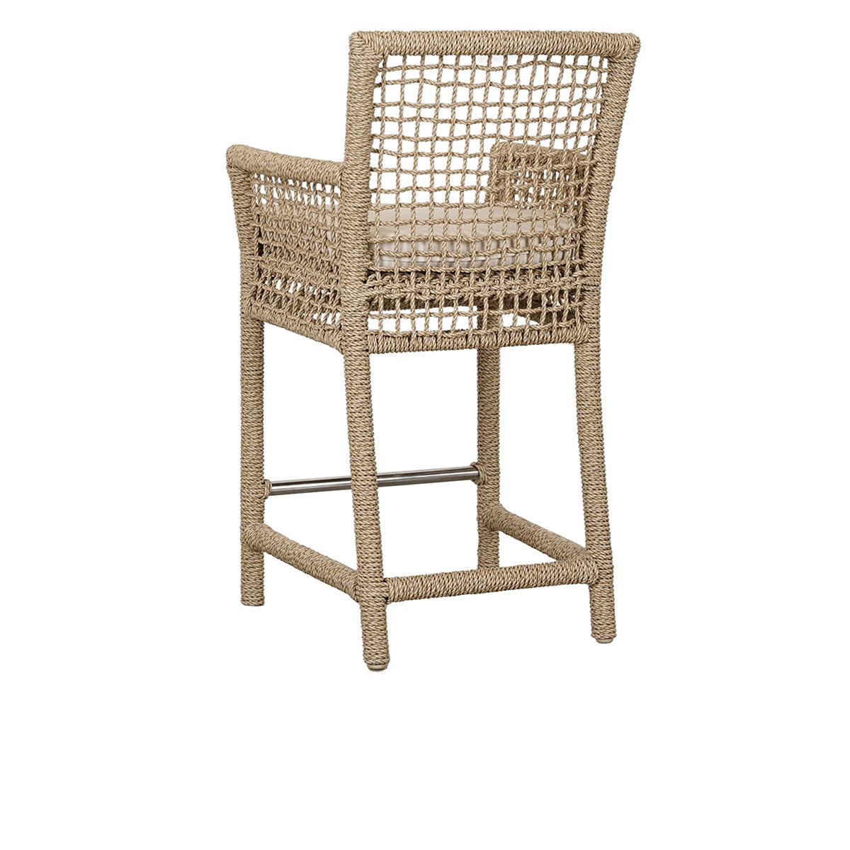 Brisbane Natural Outdoor Counter Stool by Classic Home at Eve Furniture