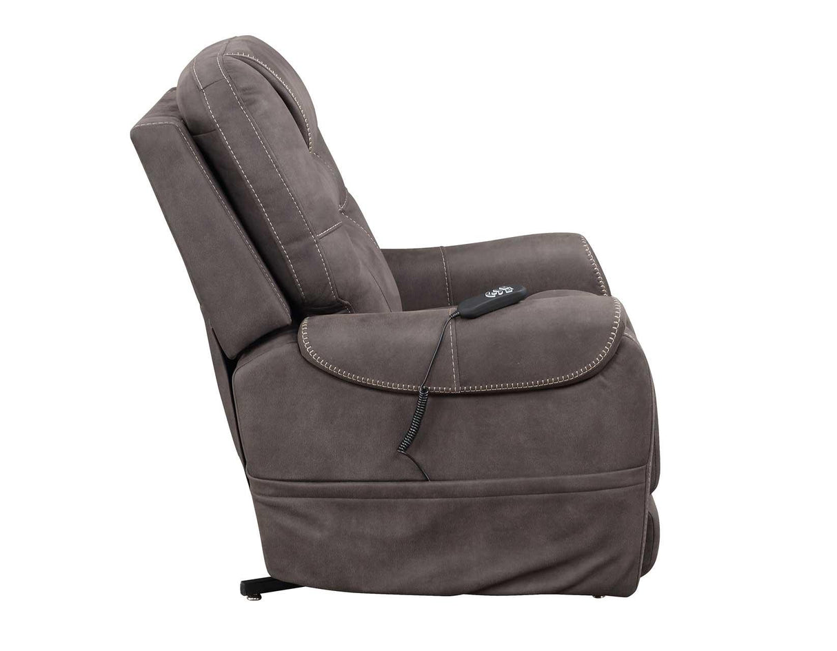 Brisbane Stone Power Lift Chair w/Three Heat Zones by Steve Silver at Eve Furniture