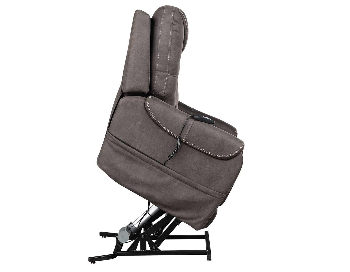 Brisbane Stone Power Lift Chair w/Three Heat Zones by Steve Silver at Eve Furniture