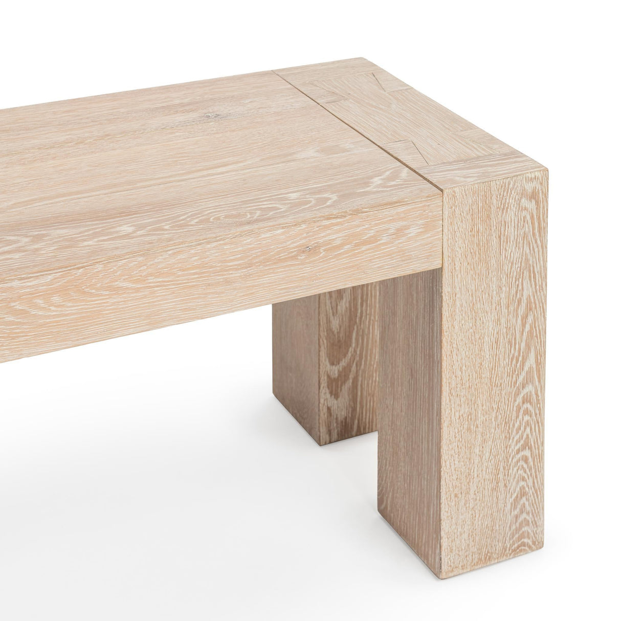 Bristol Bench - Aged Cream by Classic Home at Eve Furniture
