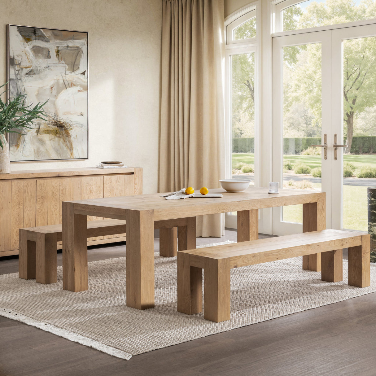 Bristol Bench - Coastal Haven by Classic Home at Eve Furniture