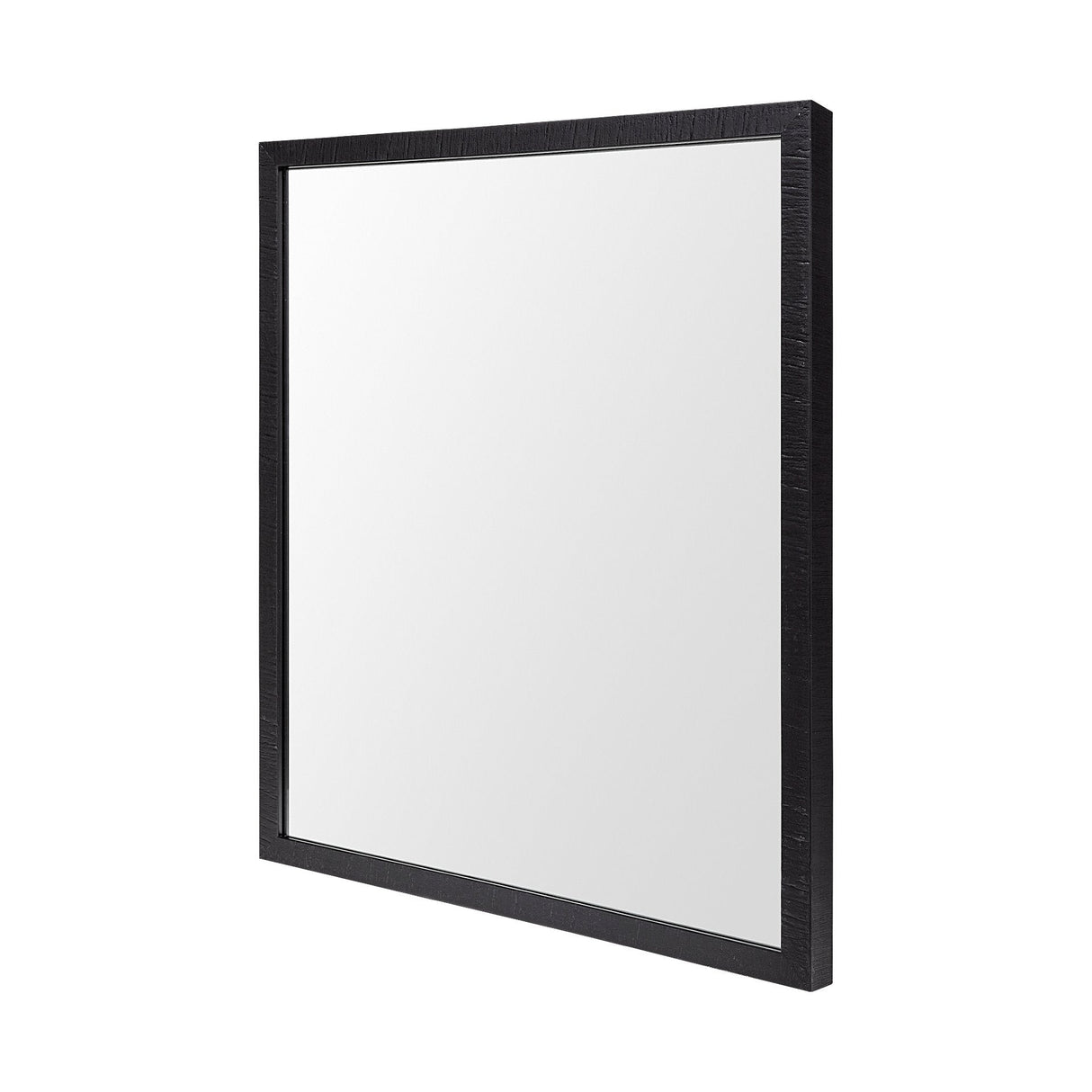 Bristol Black 20x24 Faux Wood Frame Bathroom Vanity Mirror by Mercana at Eve Furniture