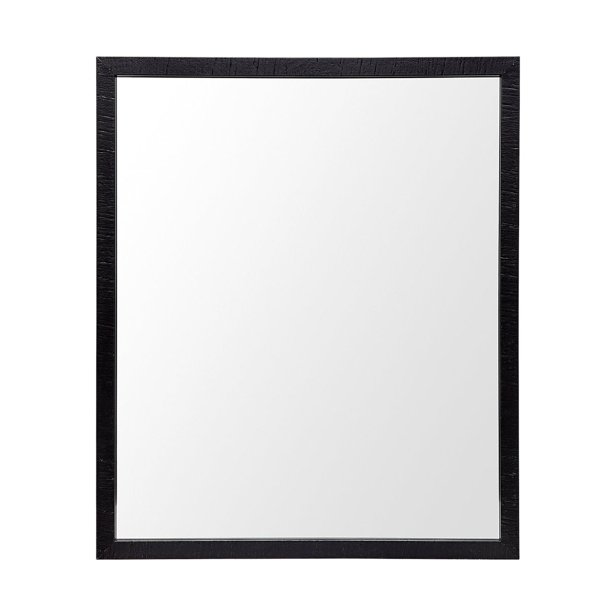Bristol Black 20x24 Faux Wood Frame Bathroom Vanity Mirror by Mercana at Eve Furniture