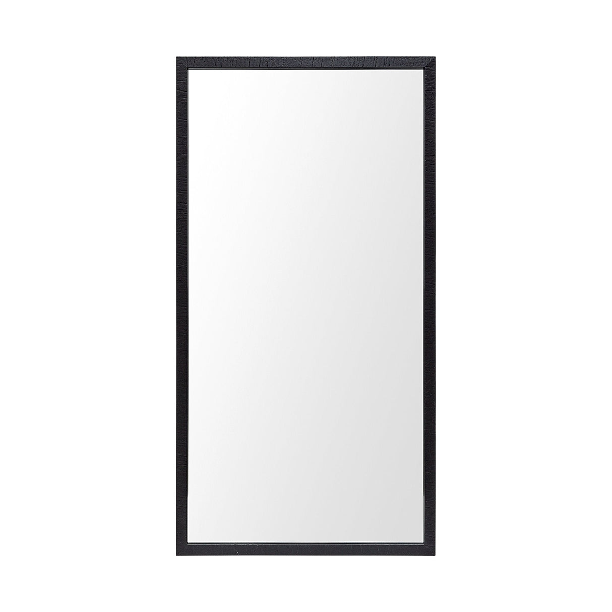 Bristol Black Faux Wood Frame Bathroom Vanity Mirror by Mercana at Eve Furniture