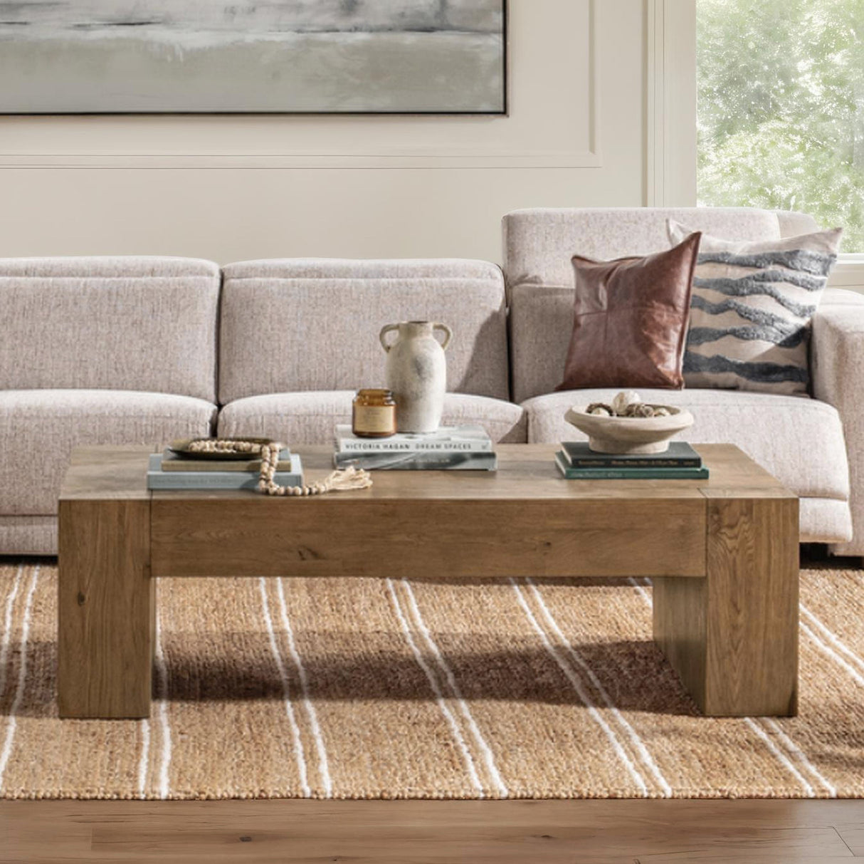 Bristol Coffee Table - Cafe Brown by Classic Home at Eve Furniture