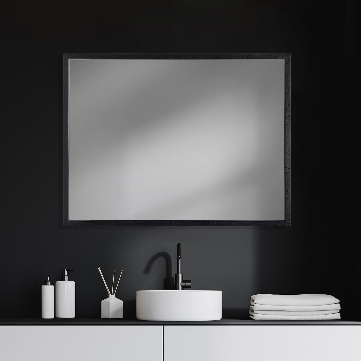 Bristol Espresso Plain 3Mil Mirror 30 x 40 by Mercana at Eve Furniture