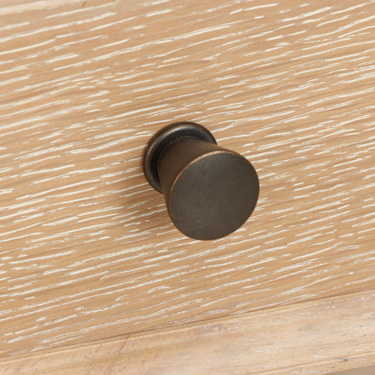 Bristol Park Whitewashed Oak Wood Open Nightstand by TOV Furniture at Eve Furniture