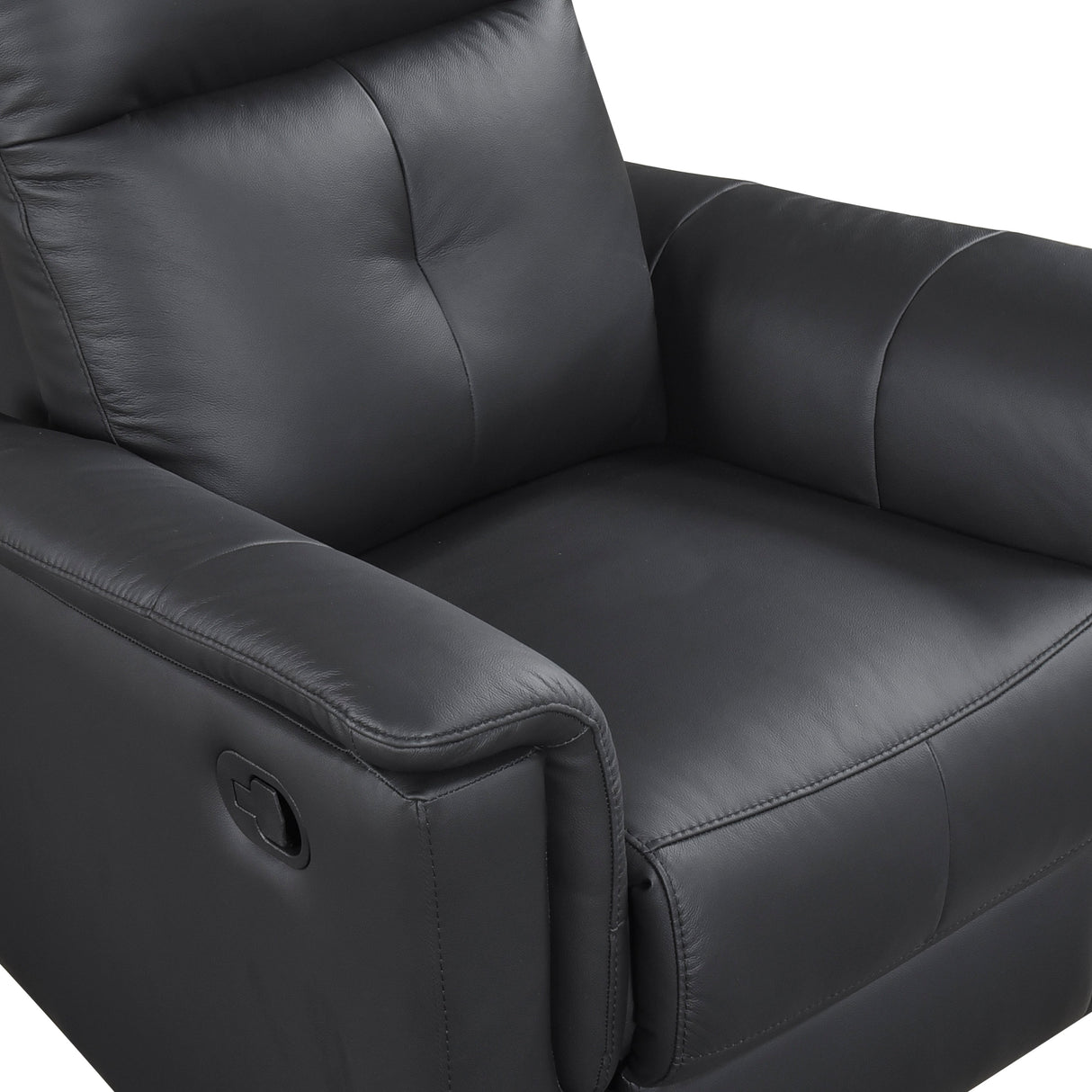 Bristow Black Swivel Glider Reclining Chair