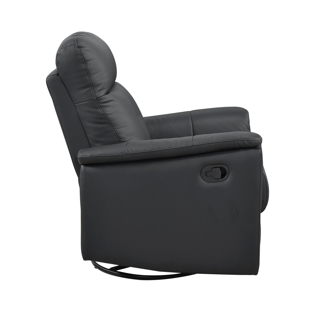 Bristow Black Swivel Glider Reclining Chair