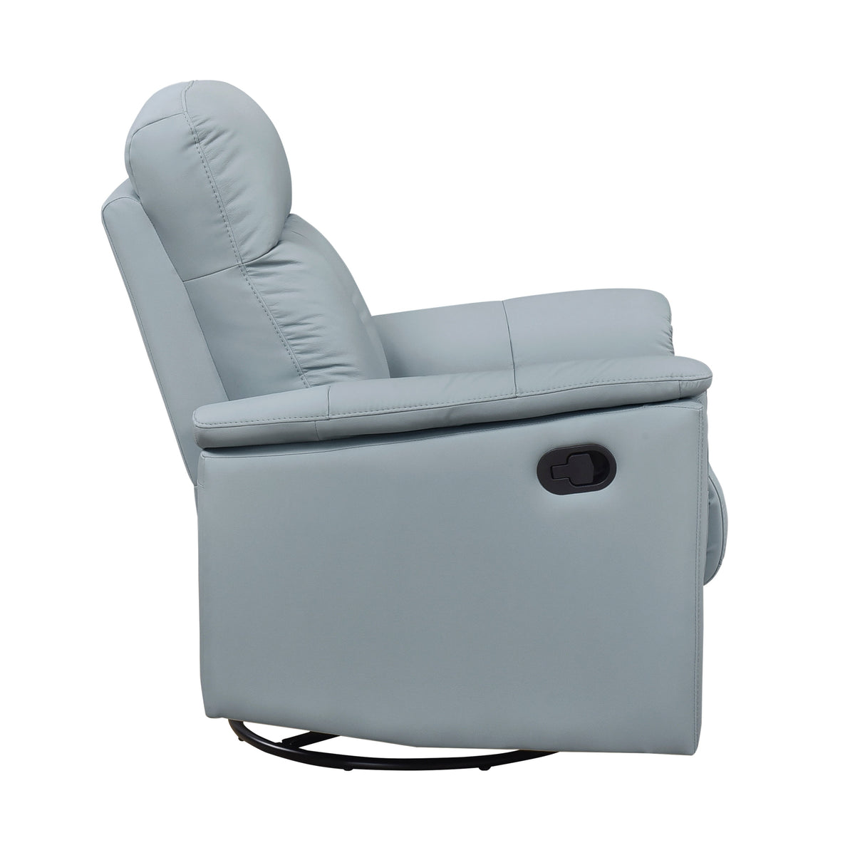 Bristow Blue Swivel Glider Reclining Chair