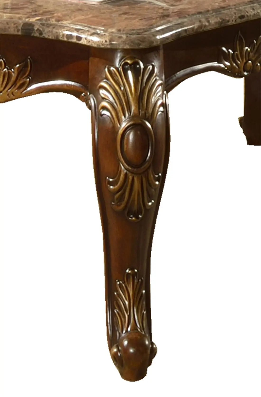 Britney Traditional Style End Table In Cherry Finish Wood by Cosmos Furniture at Eve Furniture