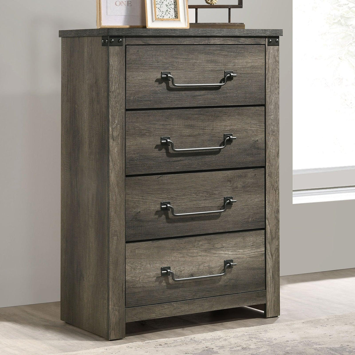Britonale Rustic Gray Chest by Furniture of America at Eve Furniture