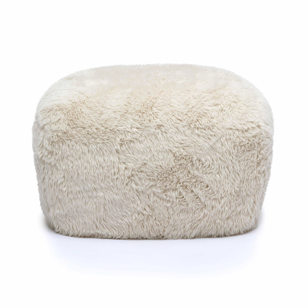 Britt Vegan Shearling Ottoman by TOV Furniture at Eve Furniture