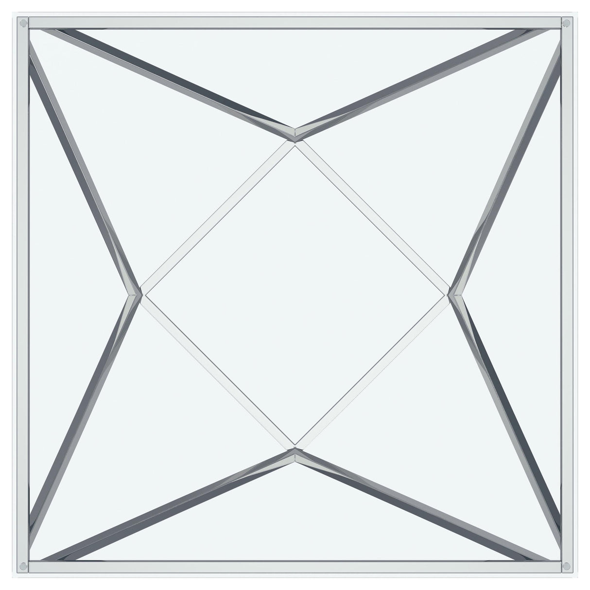 Brittania Nickel 2-Piece Square Coffee and End Table Set by Coaster at Eve Furniture