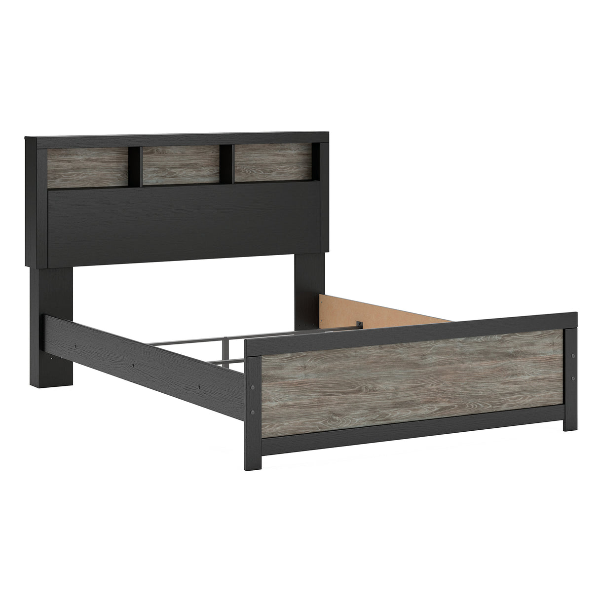 Broachmyn Black/Gray Bookcase Panel Bedroom Set by Ashley at Eve Furniture