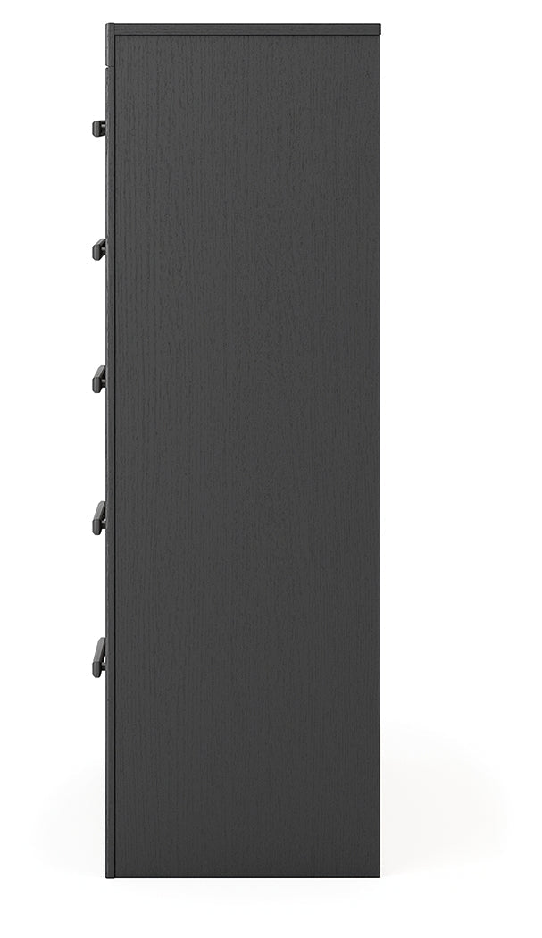 Broachmyn Black/Gray Chest of Drawers by Ashley at Eve Furniture
