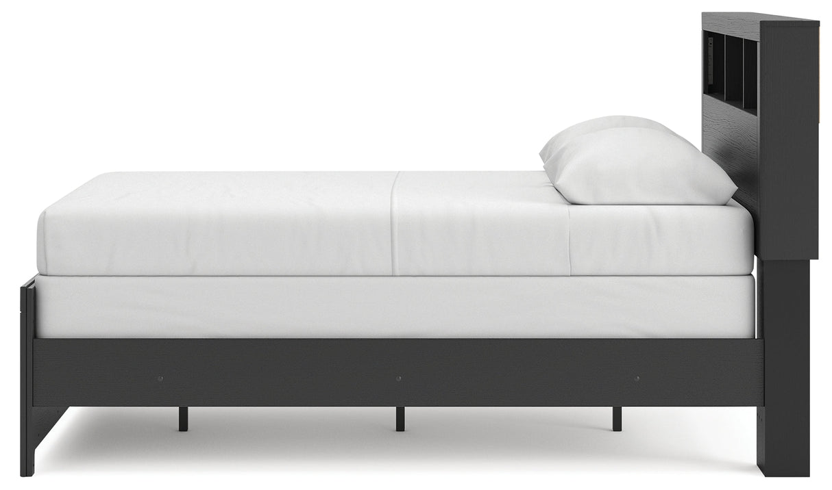 Broachmyn Black/Gray Full Bookcase Bed by Ashley at Eve Furniture