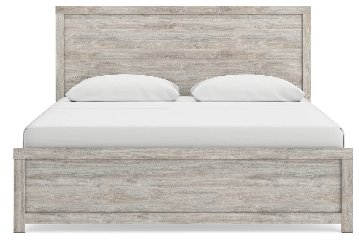 Broachmyn Gray King Panel Bed by Ashley at Eve Furniture