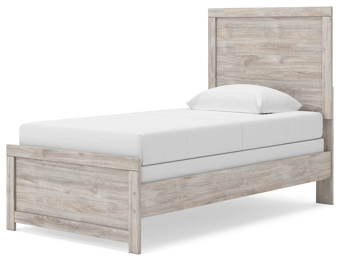 Broachmyn Gray Twin Panel Bed by Ashley at Eve Furniture