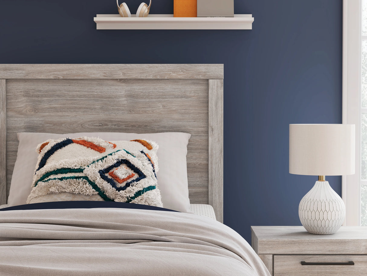 Broachmyn Gray Twin Panel Bed by Ashley at Eve Furniture