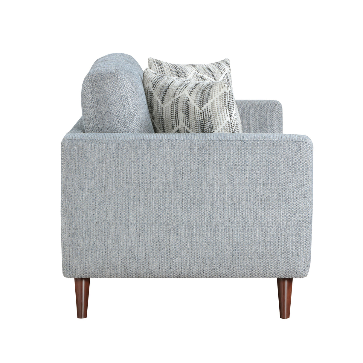 Broadway Grayish Blue Loveseat by Homelegance at Eve Furniture