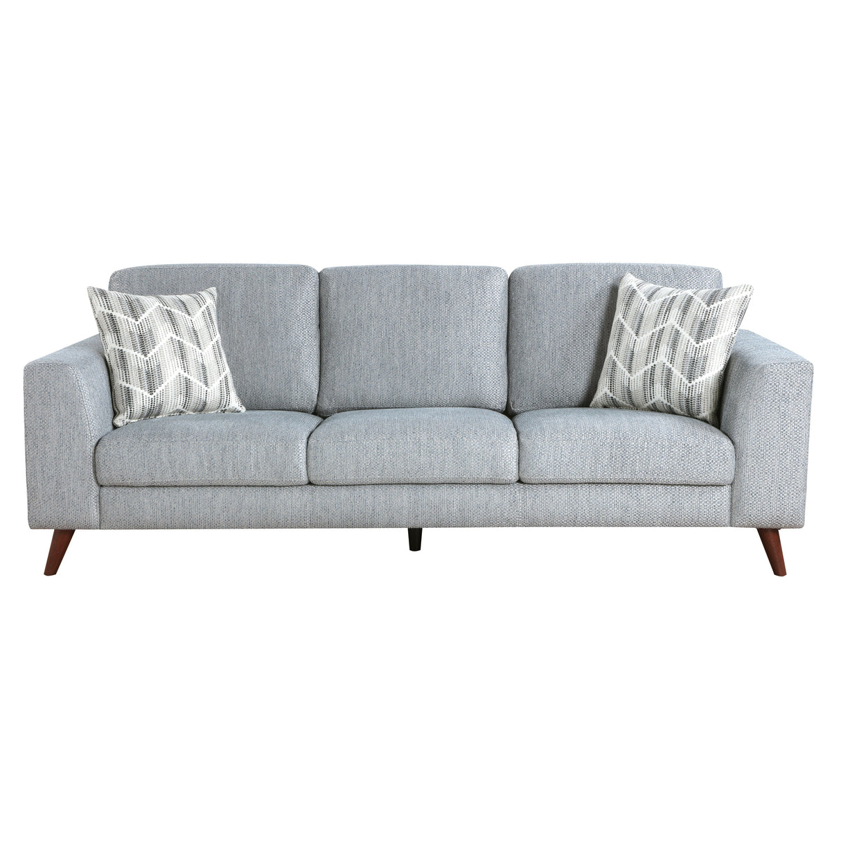 Broadway Grayish Blue Sofa by Homelegance at Eve Furniture