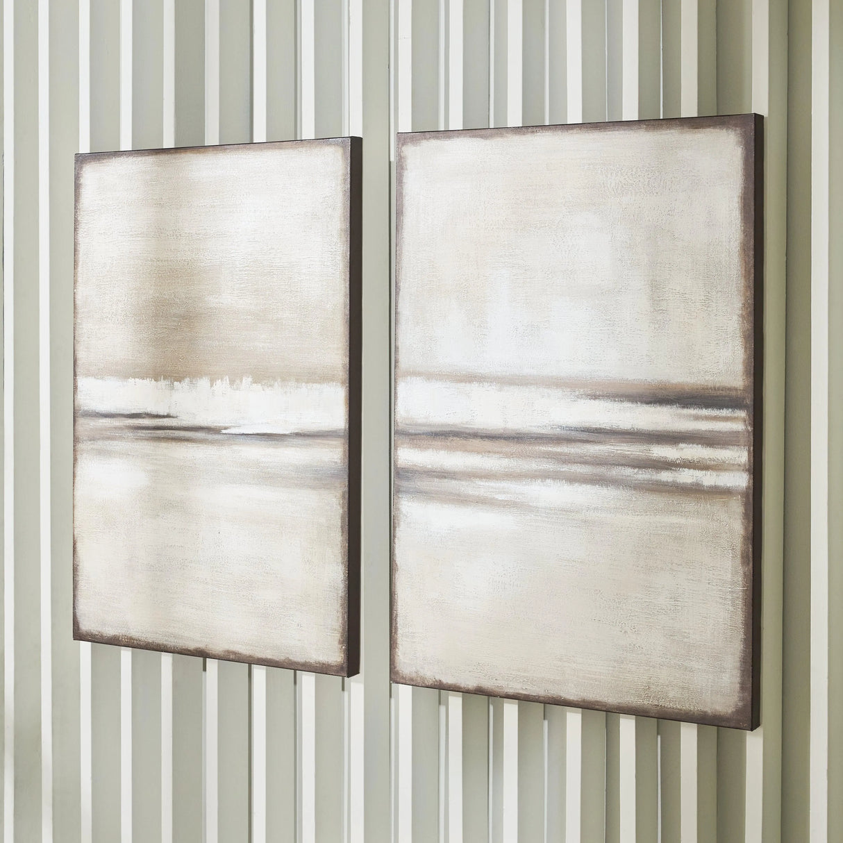 Brockdunn Tan/Brown Wall Art by Ashley at Eve Furniture
