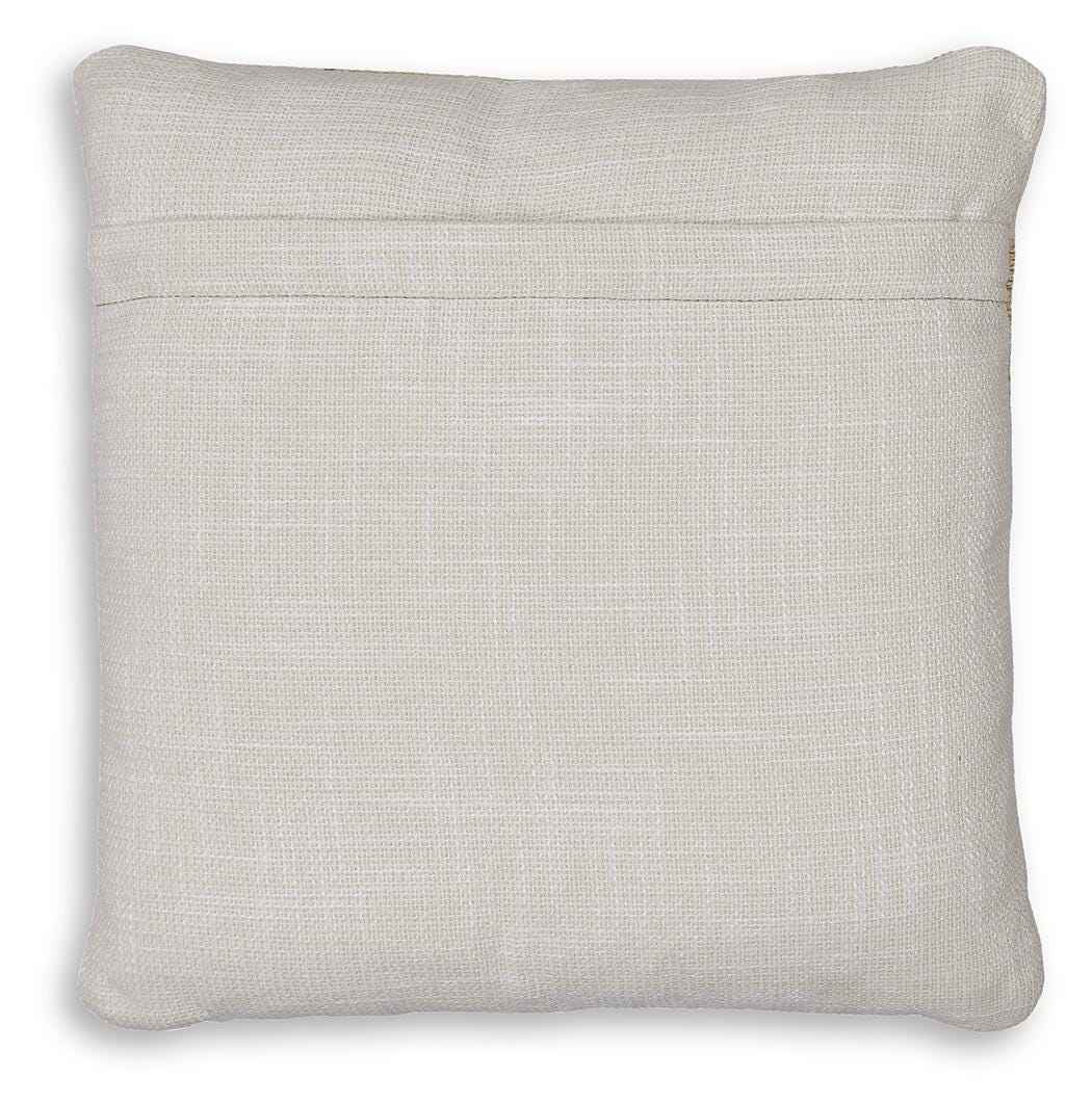 Brockner Next-Gen Nuvella Brown/Yellow Pillow by Ashley at Eve Furniture