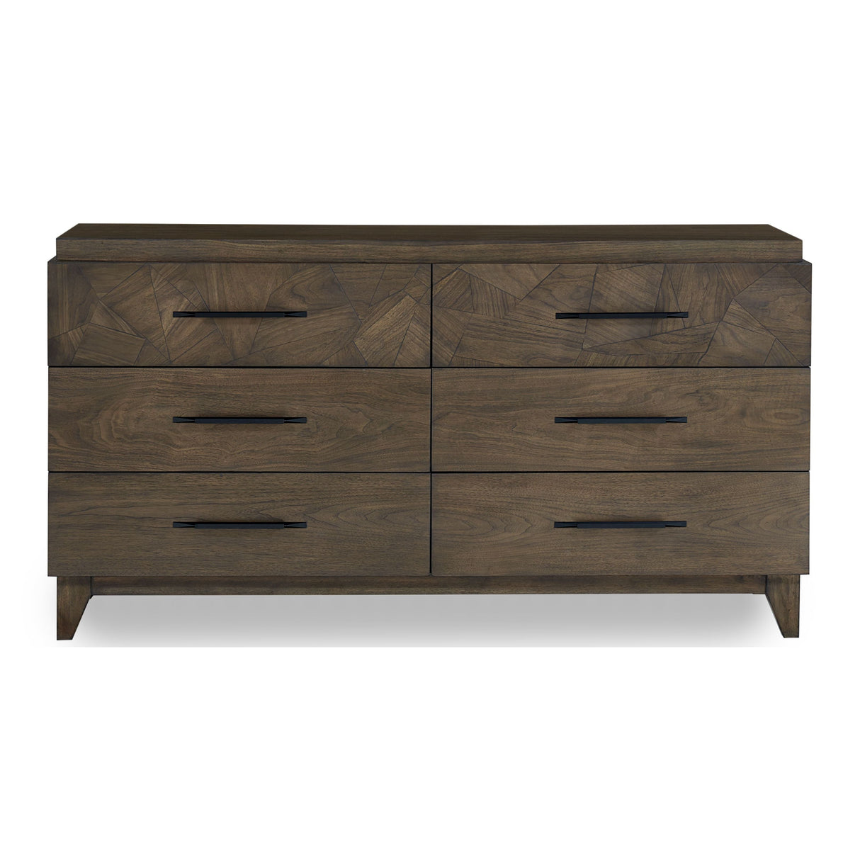 Broderick Six-Drawer Dresser in Wild Oats Brown by Modus Furniture at Eve Furniture