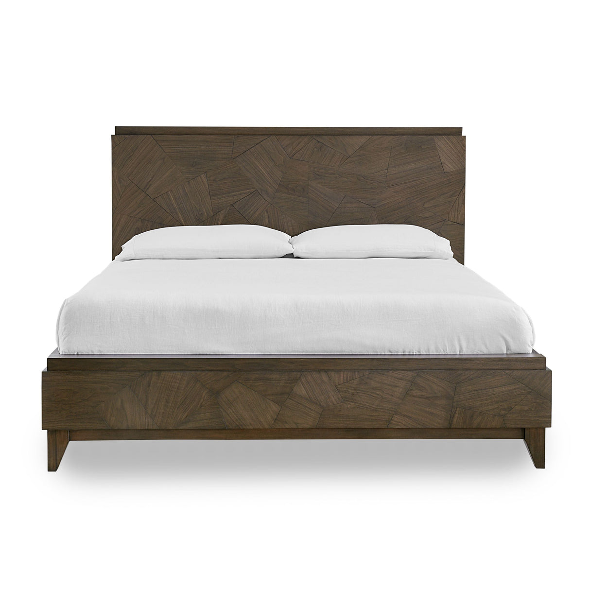 Broderick Wood California King Panel Bed in Wild Oats Brown by Modus Furniture at Eve Furniture