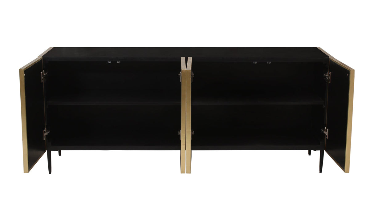 Brogan Sideboard Antique Brass by Moe's Home at Eve Furniture
