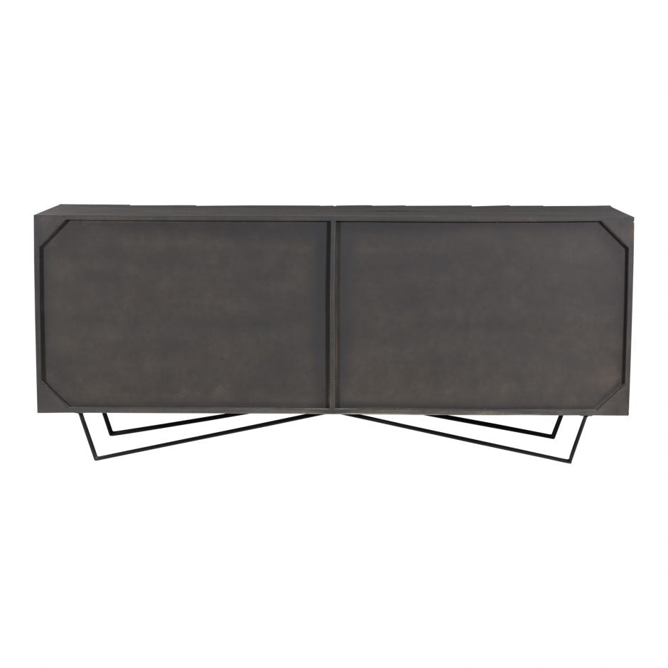 Brolio Sideboard Charcoal by Moe's Home at Eve Furniture