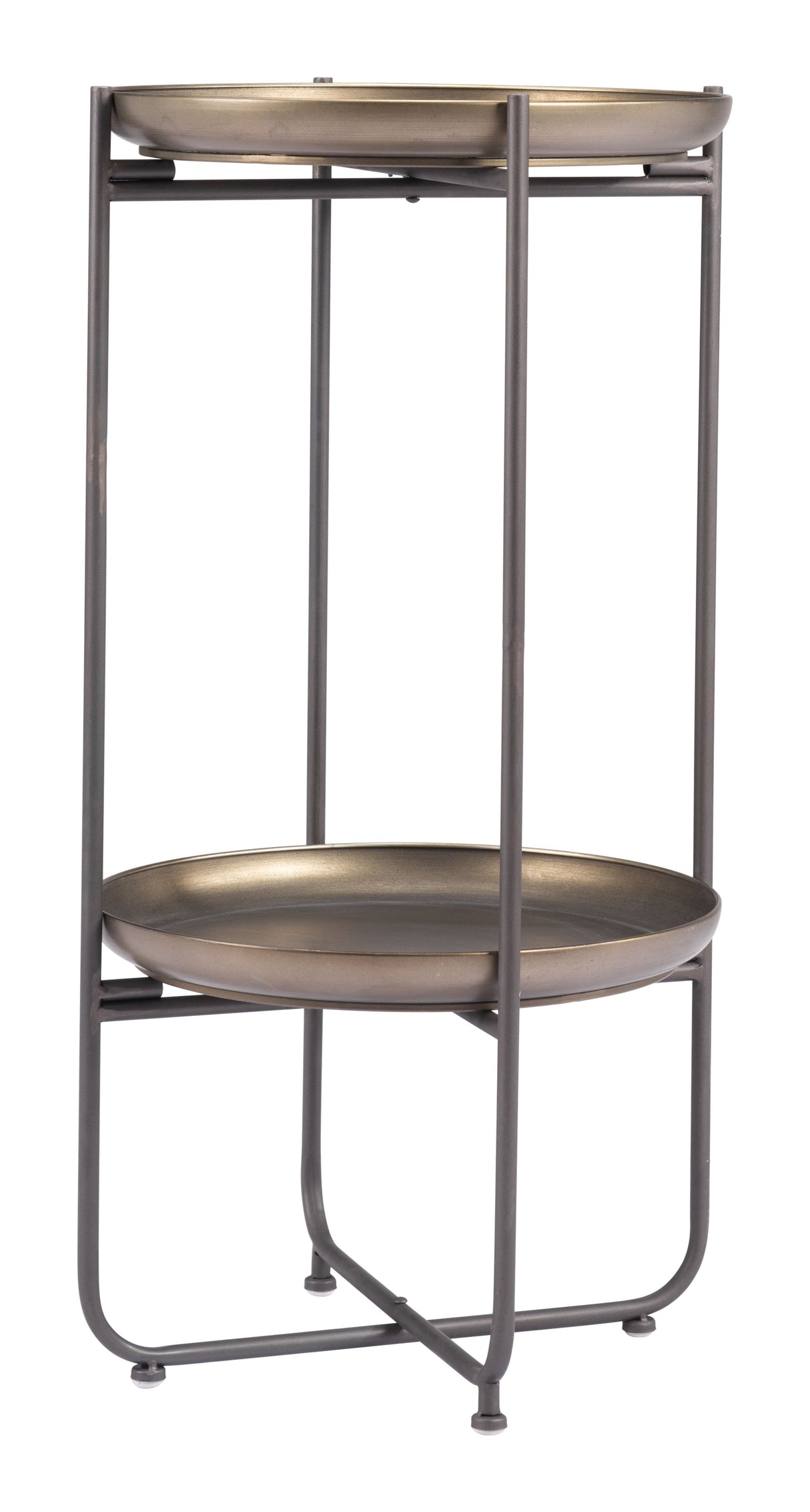Bronson Bronze Accent Table by Zuomod at Eve Furniture