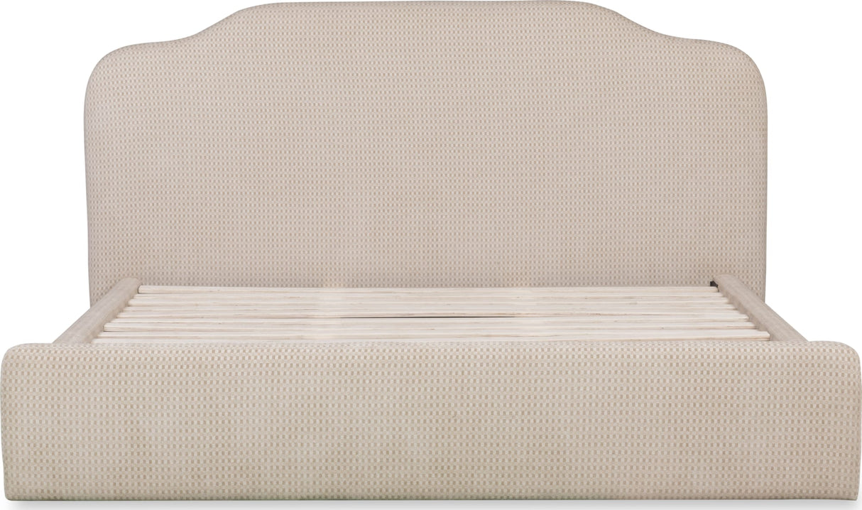 Bronson Pasadena Cottage Cream Queen Upholstered Bed by Modus Furniture at Eve Furniture