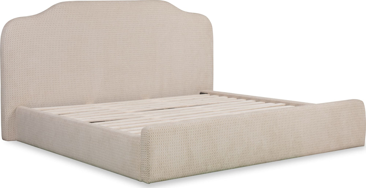 Bronson Pasadena Cottage Cream Queen Upholstered Bed by Modus Furniture at Eve Furniture
