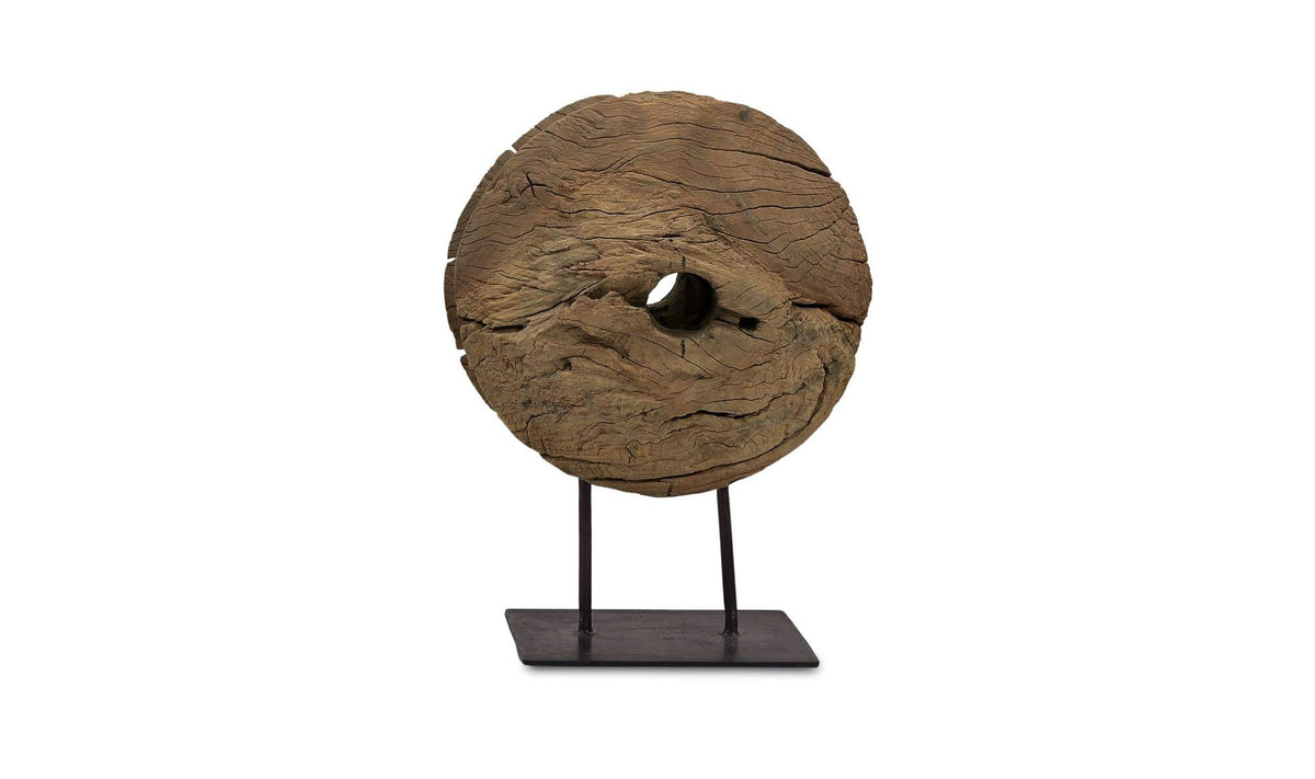 Bronte Reclaimed Wood Sculpture by Moe's Home at Eve Furniture